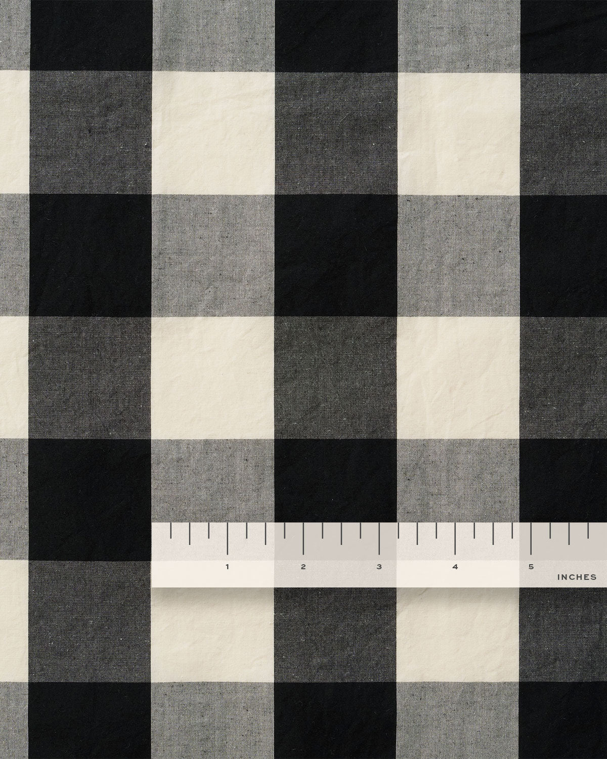 Black Grand Gingham Premium Cotton