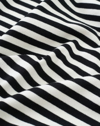 Black and White Mid Weight Jersey Knit