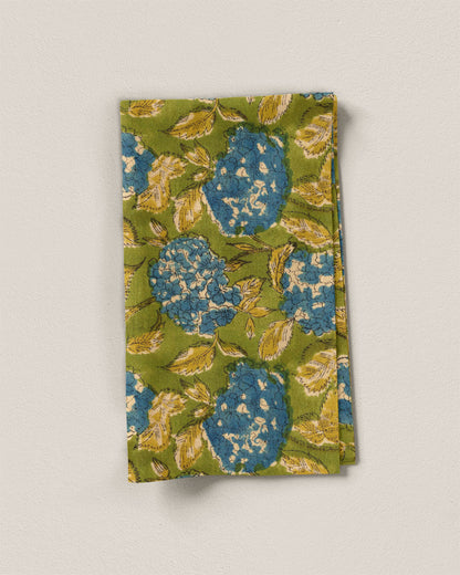 Bluebell Large Floral Block Print Cotton