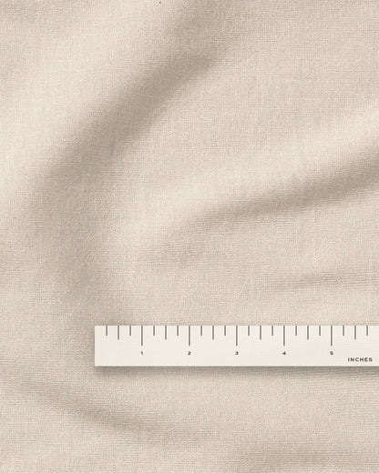 Bone Cotton Linen Twill