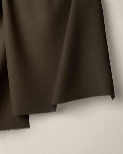 Brown Washed Cotton Twill