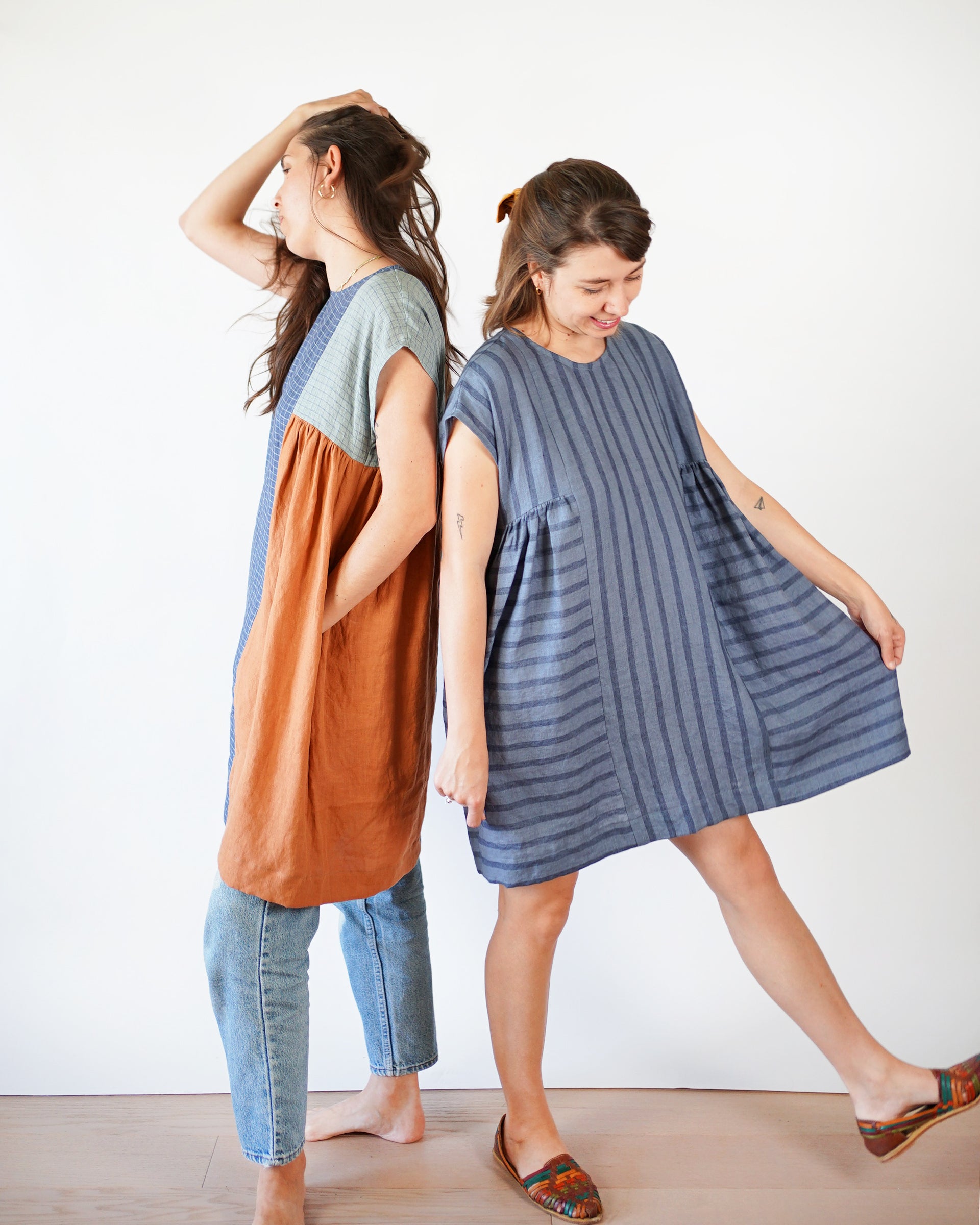 Collage Gather Dress PDF Sewing Pattern