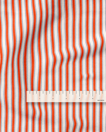 Candy Ticking Custom Cotton Twill