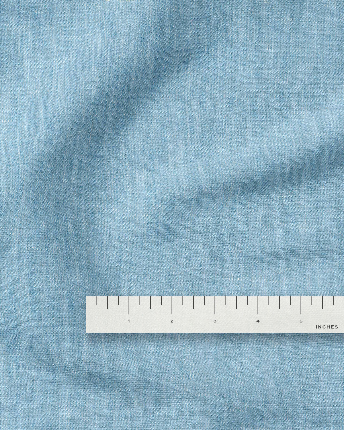 Chambray Sky Linen Denim Twill