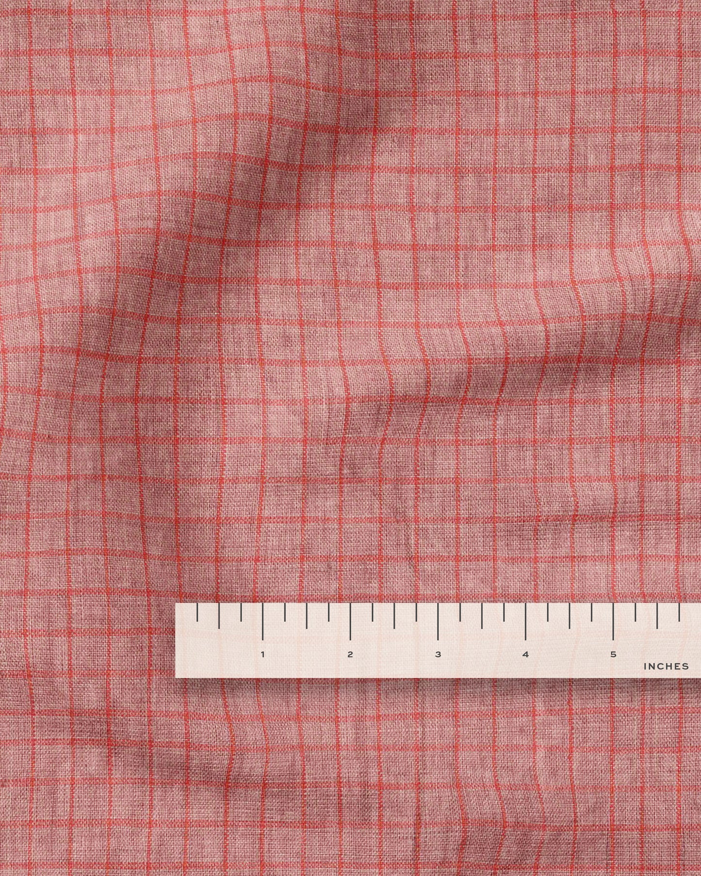 Schoolhouse Red Mini Check Linen