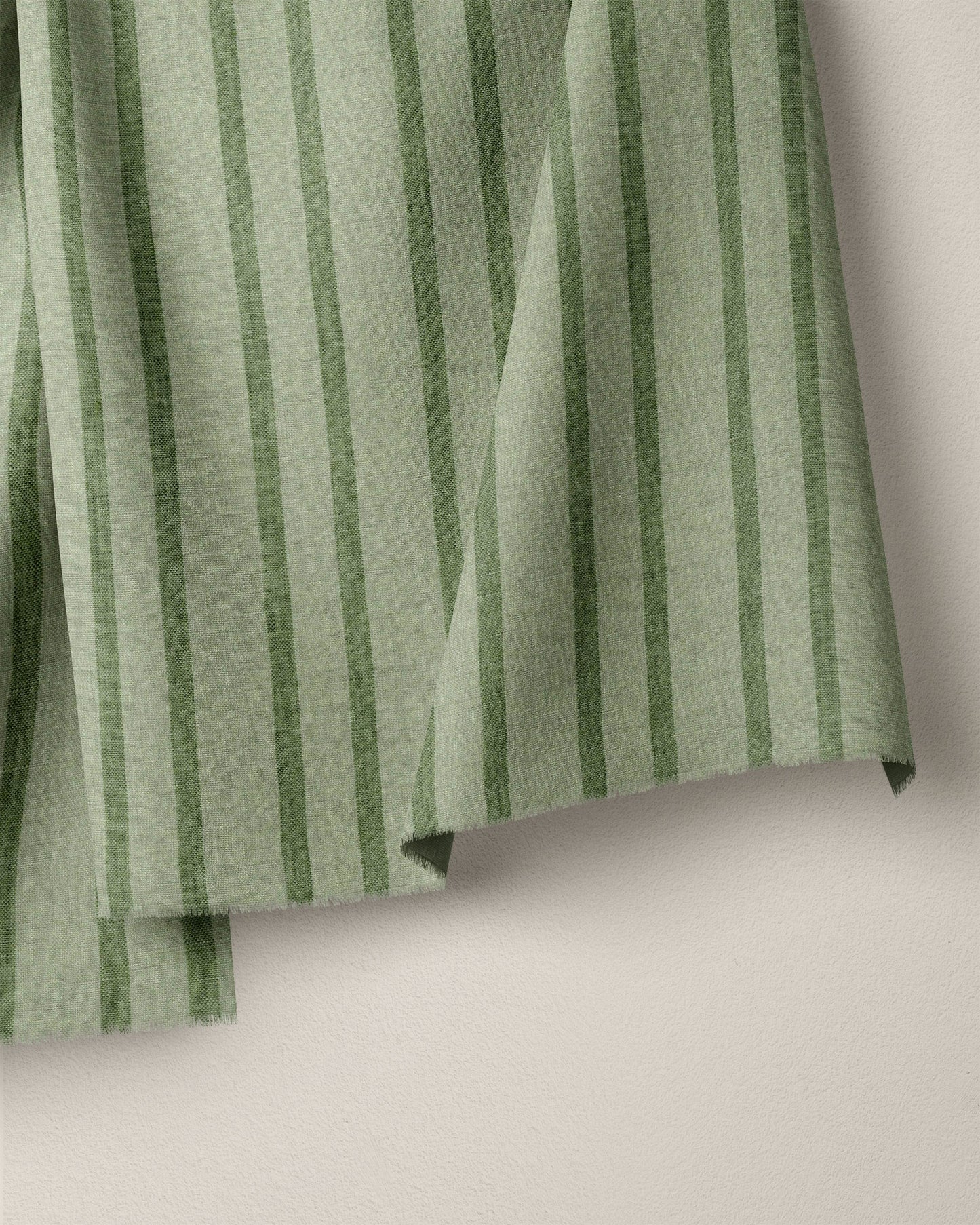 Chive Home Stripe Washed Linen