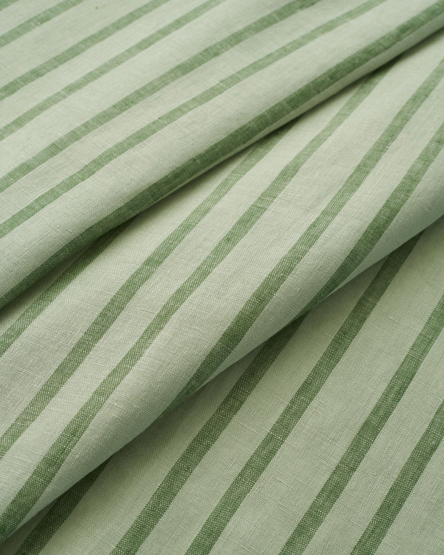 Chive Home Stripe Washed Linen