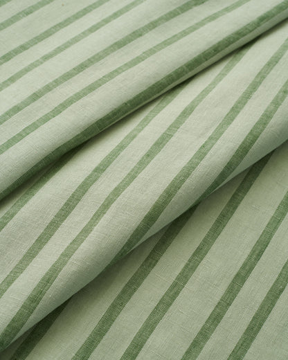 Chive Home Stripe Washed Linen