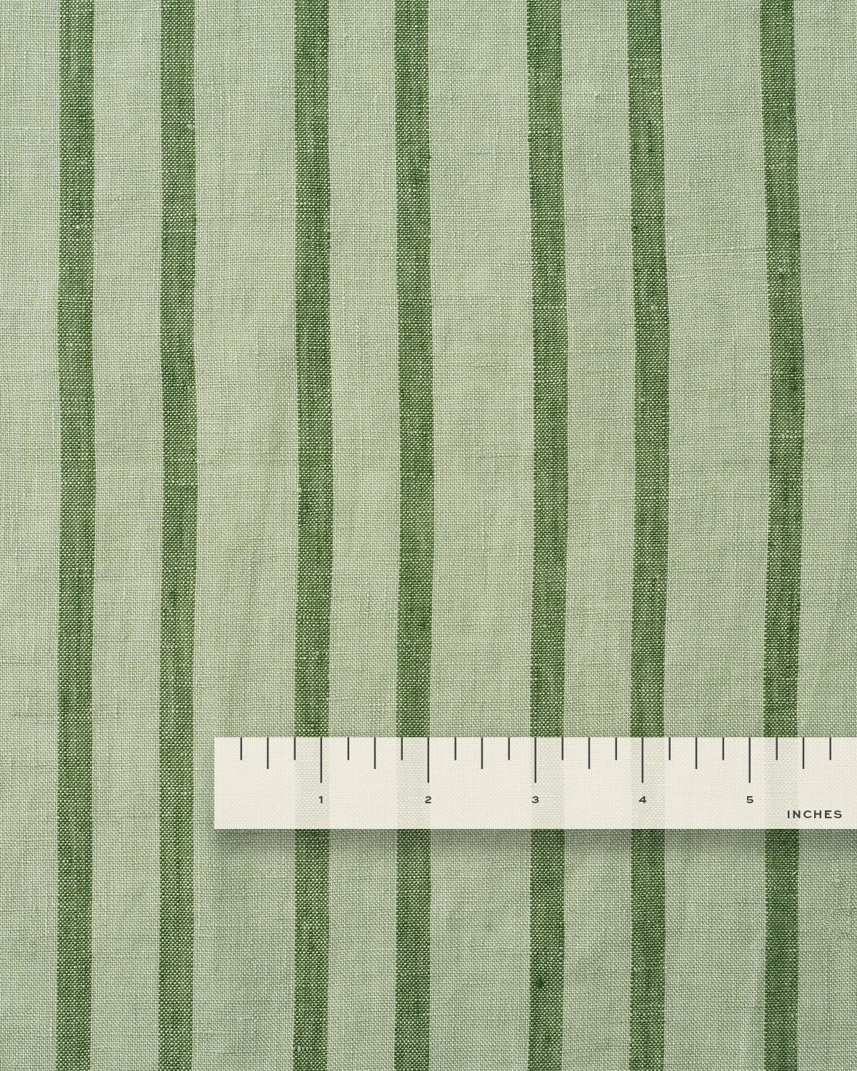 Chive Home Stripe Washed Linen