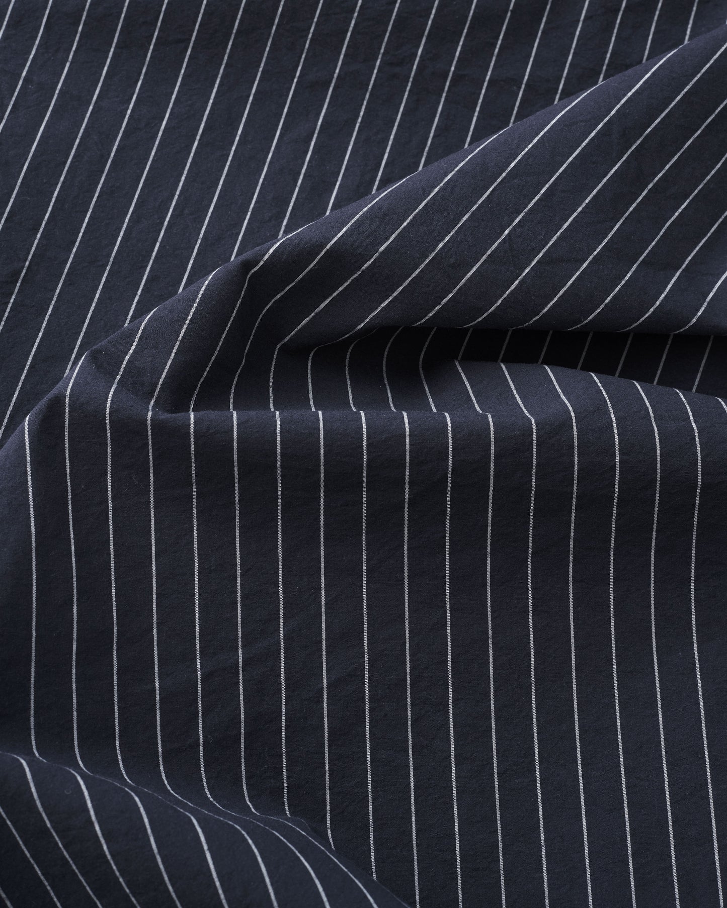 Classic Navy Stripe Luxury Cotton Linen