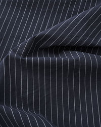 Classic Navy Stripe Luxury Cotton Linen