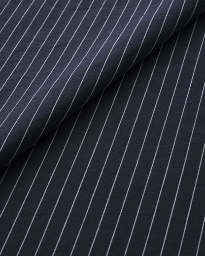 Classic Navy Stripe Luxury Cotton Linen
