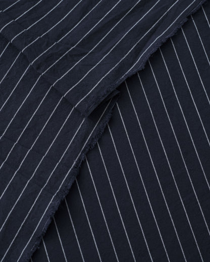 Classic Navy Stripe Luxury Cotton Linen
