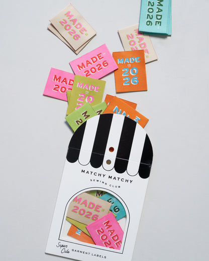 2026 Large Garment Labels