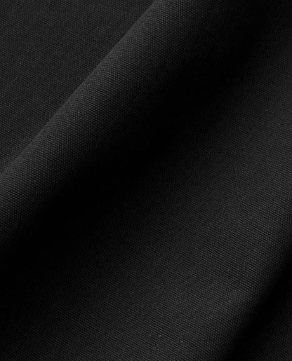 Everyday Black Relaxed Cotton Canvas