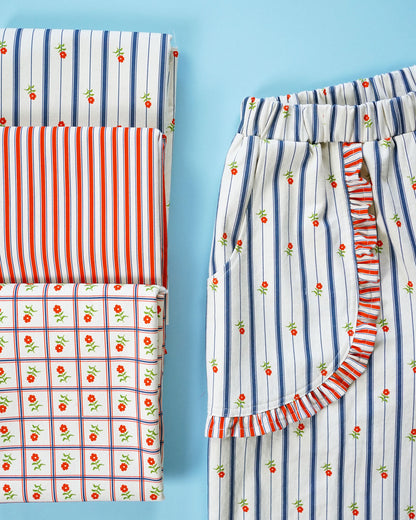 Posey Stripe Custom Cotton Twill