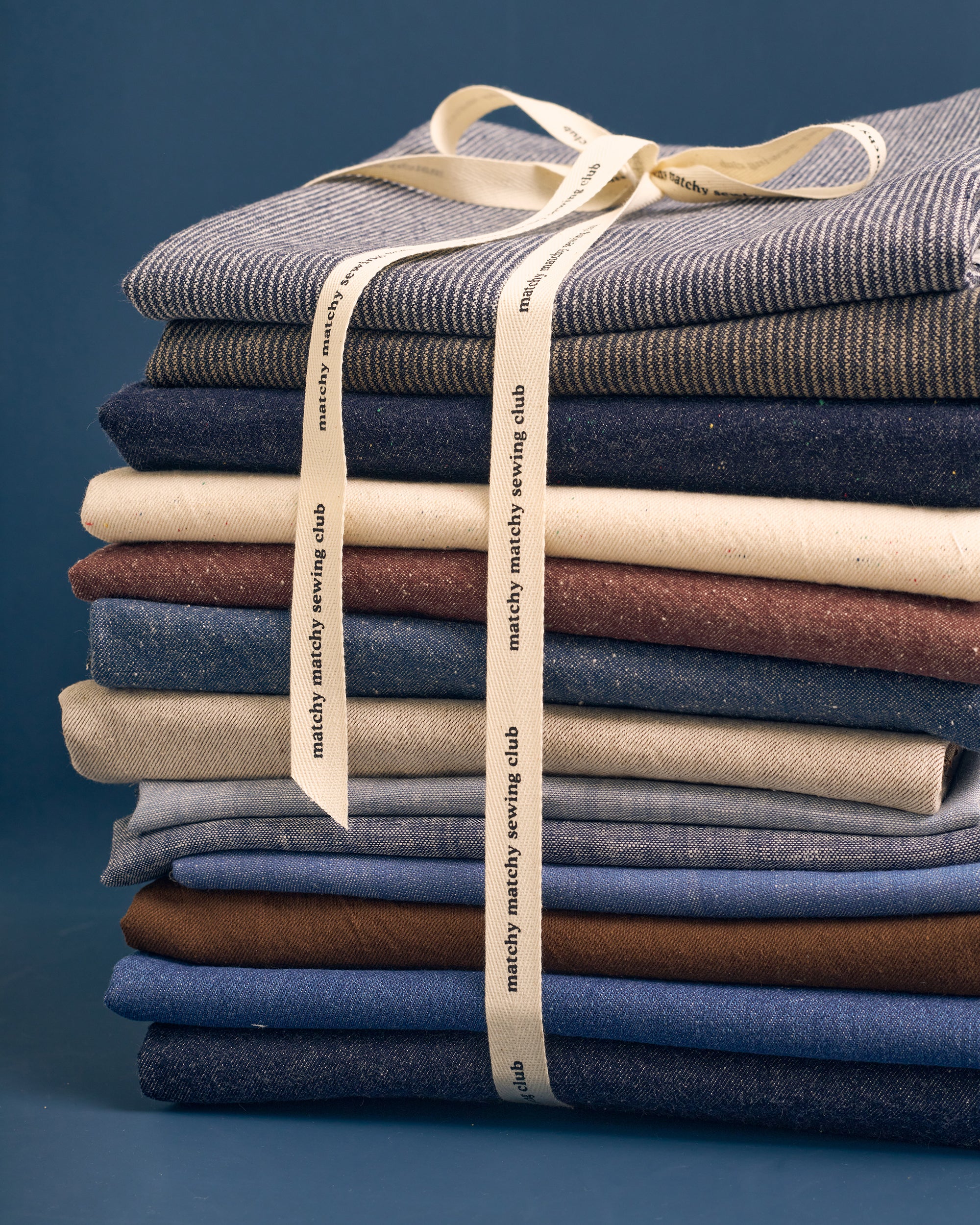 Weekend Wash Denim Fabric – Soft Washed Mid-Weight Cotton – Matchy