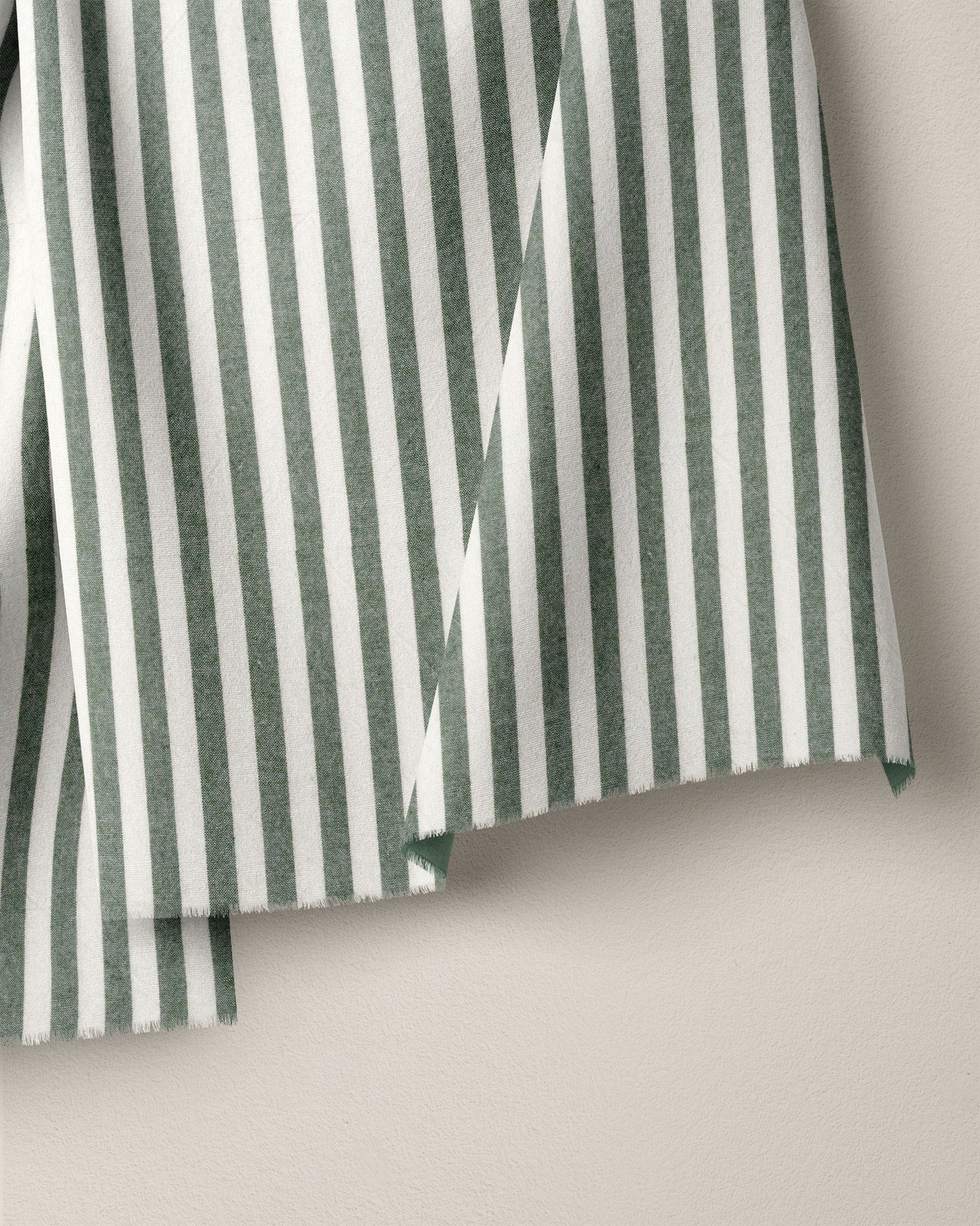 Juniper Green Big Market Stripe Cotton