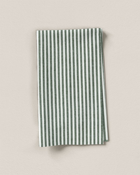 Juniper Green Small Market Stripe Cotton