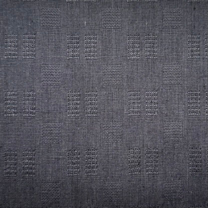 Dijon II Charcoal Waffle Cotton