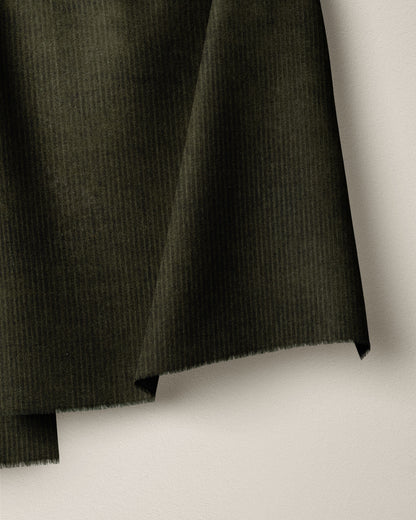 Dusty Kale 11 Wale Soft Wash Corduroy