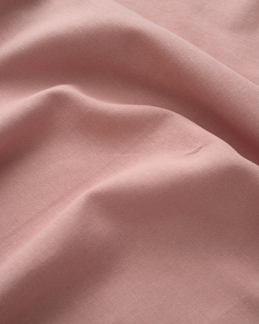 Dusty Peony Cotton Linen Twill