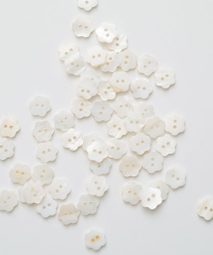 Flower Shaped Shell Buttons
