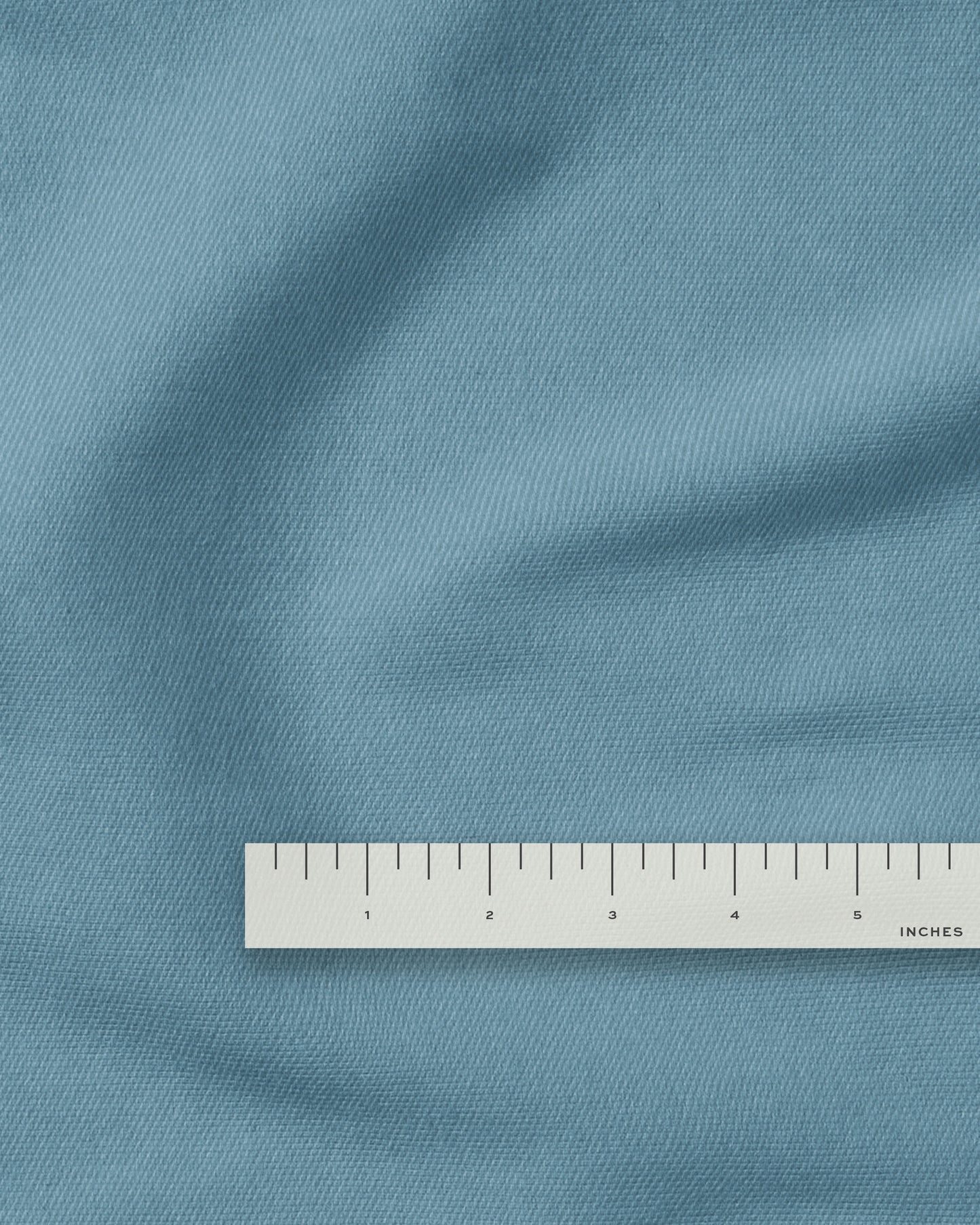 French Blue Washed Cotton Twill
