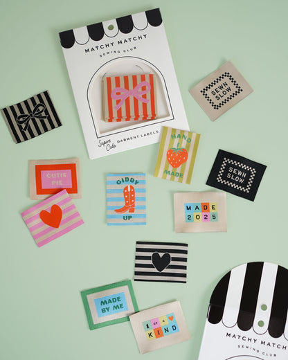 Cowboy Boot Large Garment Labels