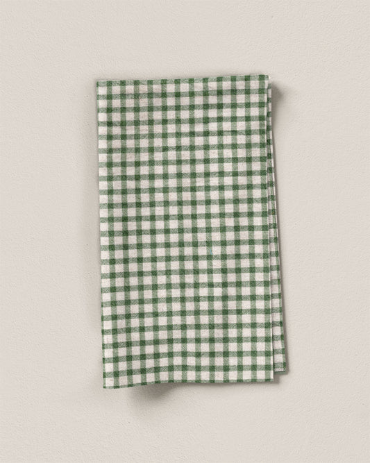 Gardner Green Linen Cotton Check