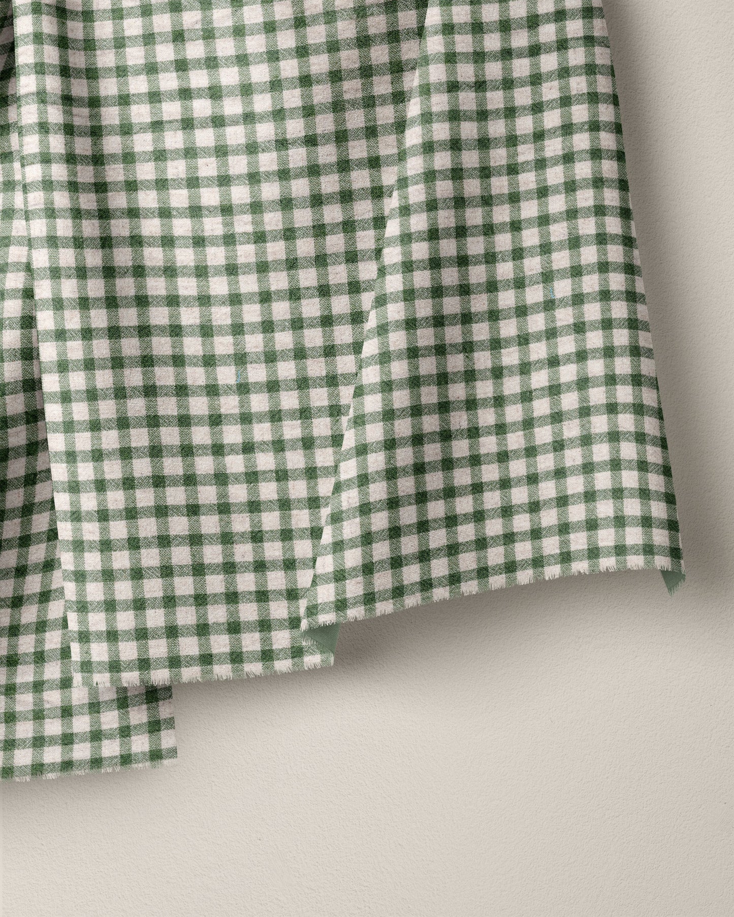 Gardner Green Linen Cotton Check