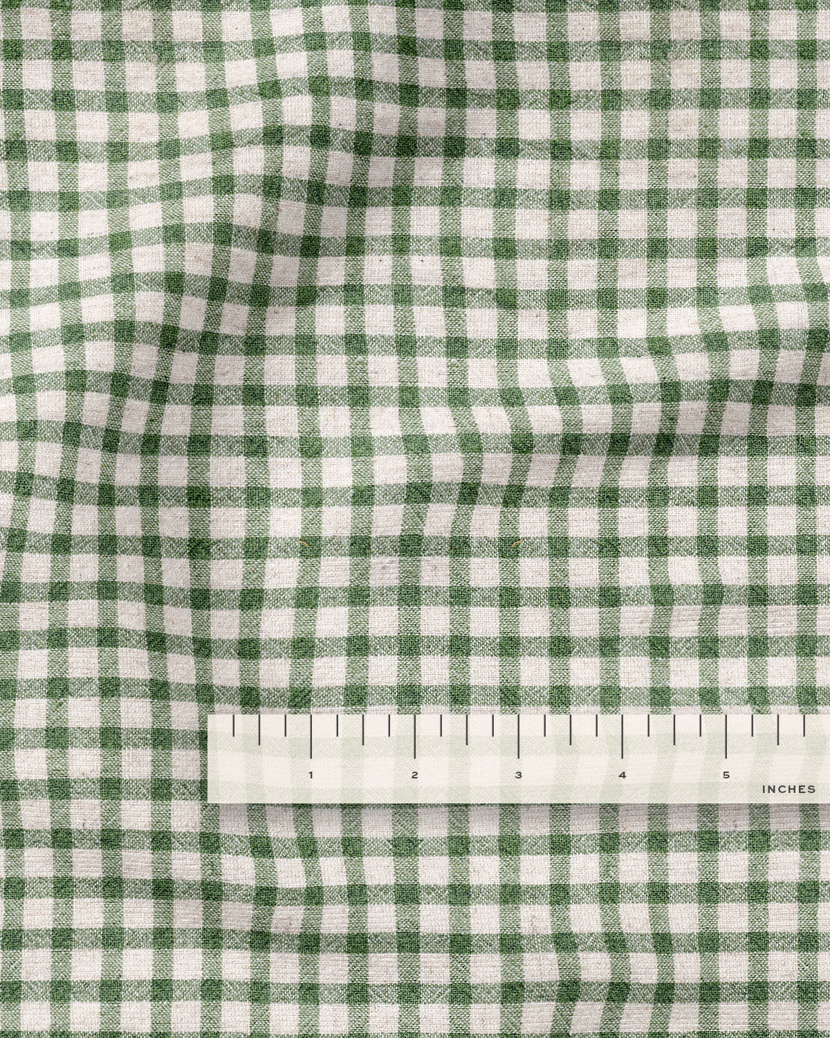 Gardner Green Linen Cotton Check