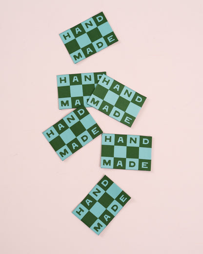 Handmade Checkerboard Large Garment Labels