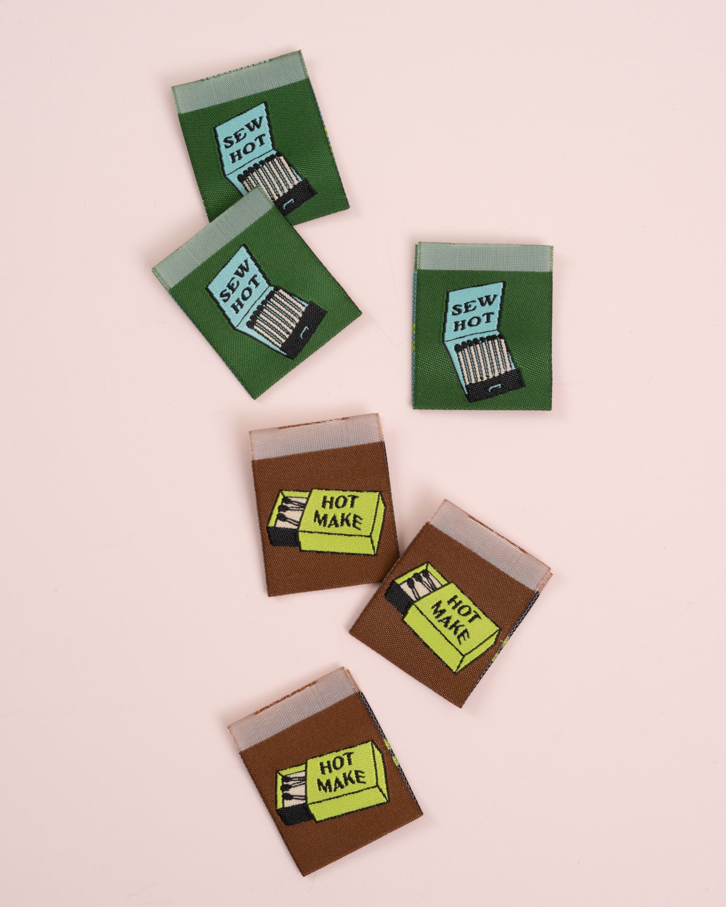 Matches Square Garment Labels