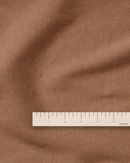 Ginger Cotton Linen Twill