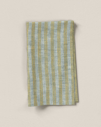 Golden Sky Candy Stripe Washed Linen