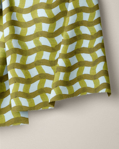 Grasshopper Organic Cotton Block Print