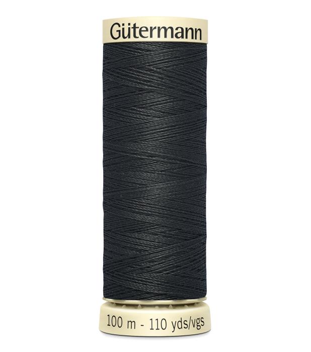 Gutermann Sew-All thread (110 yards) - #120 Black Chrome
