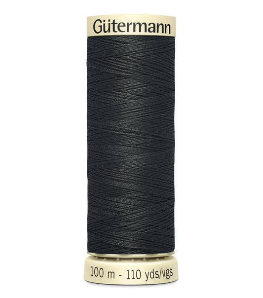 Gutermann Sew-All thread (110 yards) - #120 Black Chrome