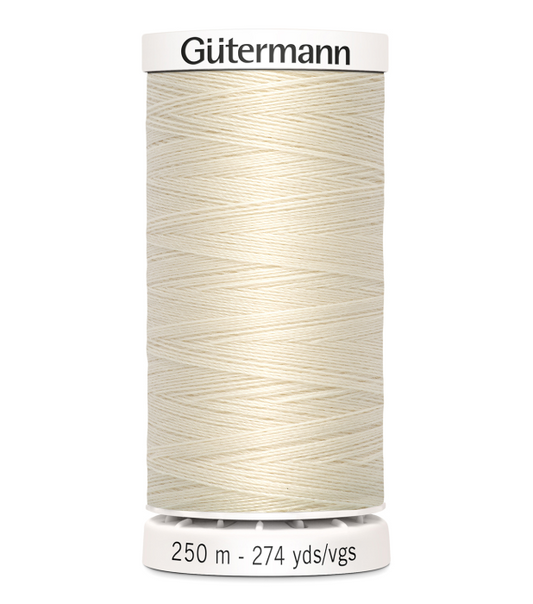 Gutermann Sew-All thread (274 yards) - #22 Eggshell