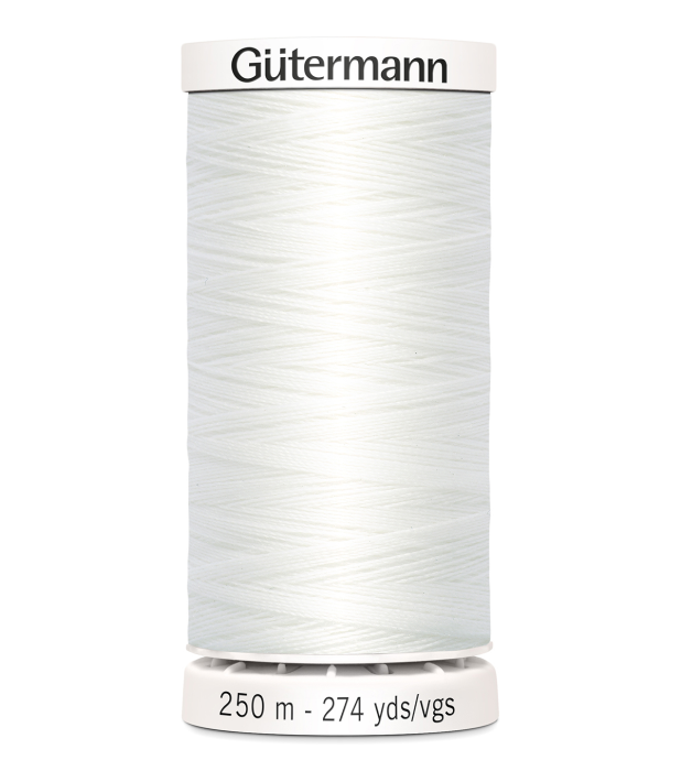 Gutermann Sew-All thread (274 yards) - #20 Nu White