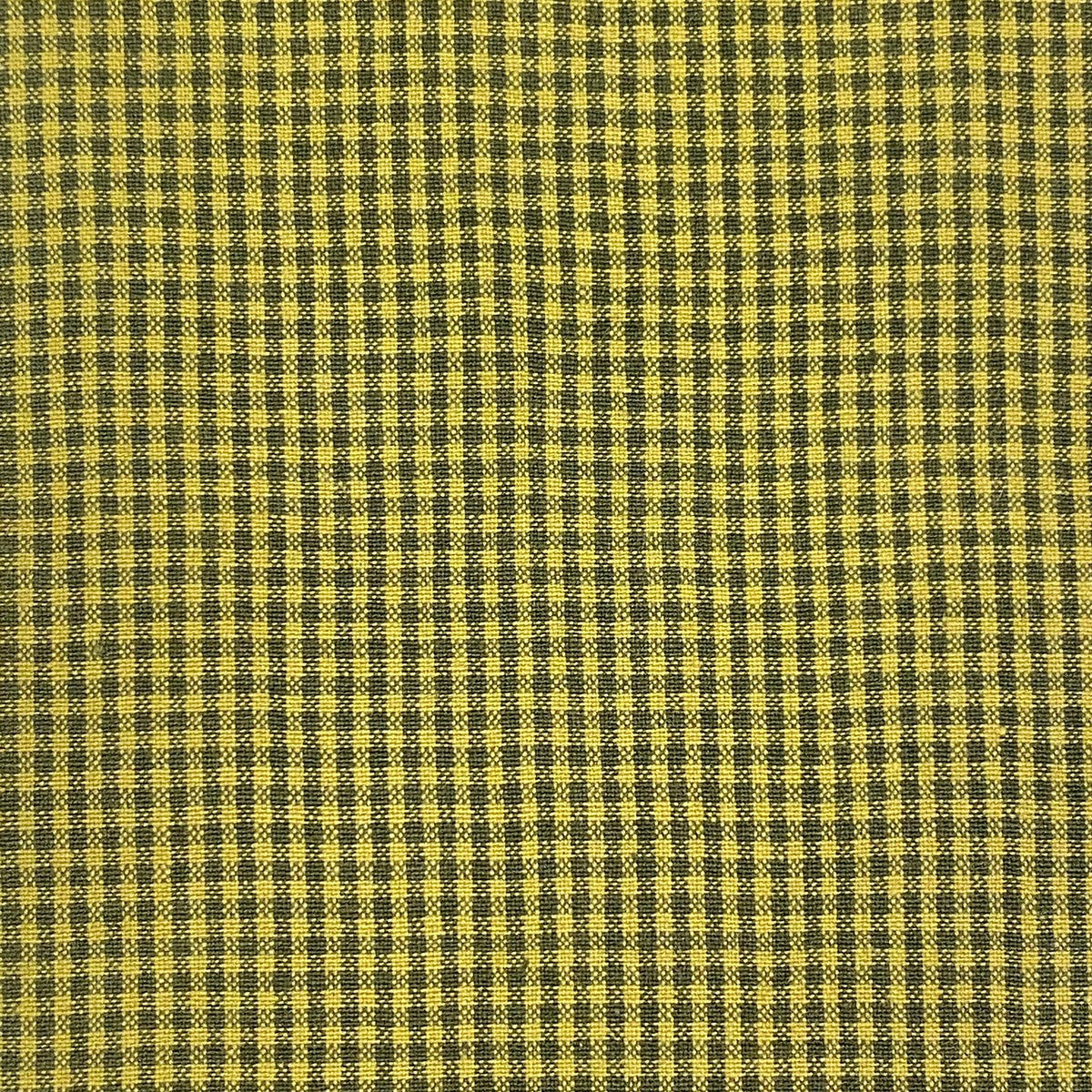 Homespun Okra Pincheck Cotton