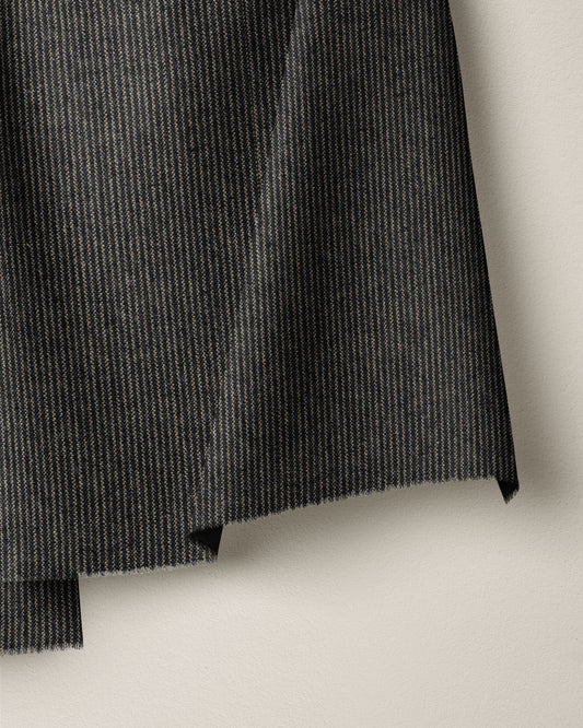 Indigo Railroad Stripe Denim