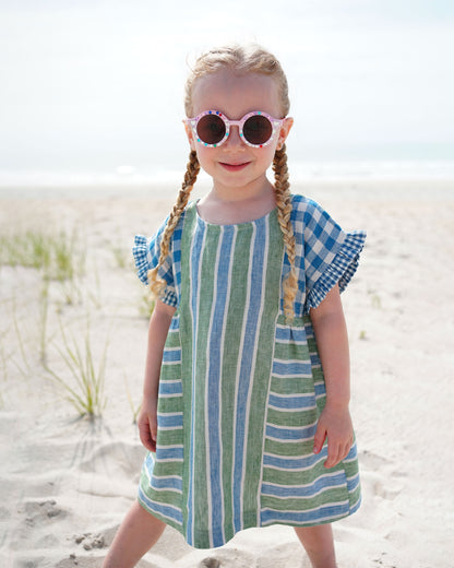 Kids Collage Gather Dress PDF Sewing Pattern