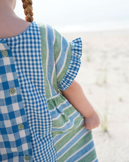 Kids Collage Gather Dress PDF Sewing Pattern