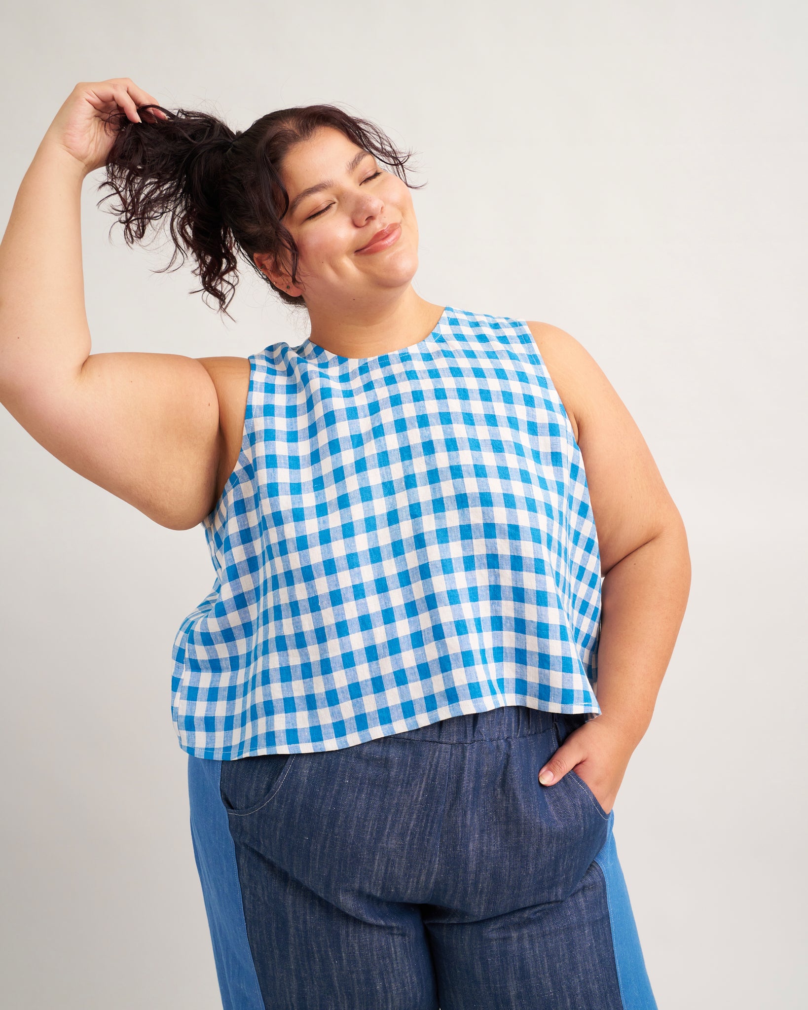 Open Back Smock Top PDF Sewing Pattern – Matchy Matchy Sewing Club