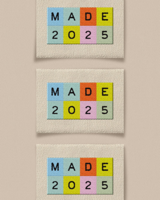 2025 Rainbow Large Garment Labels