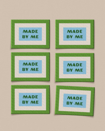 Made By Me Large Garment Labels