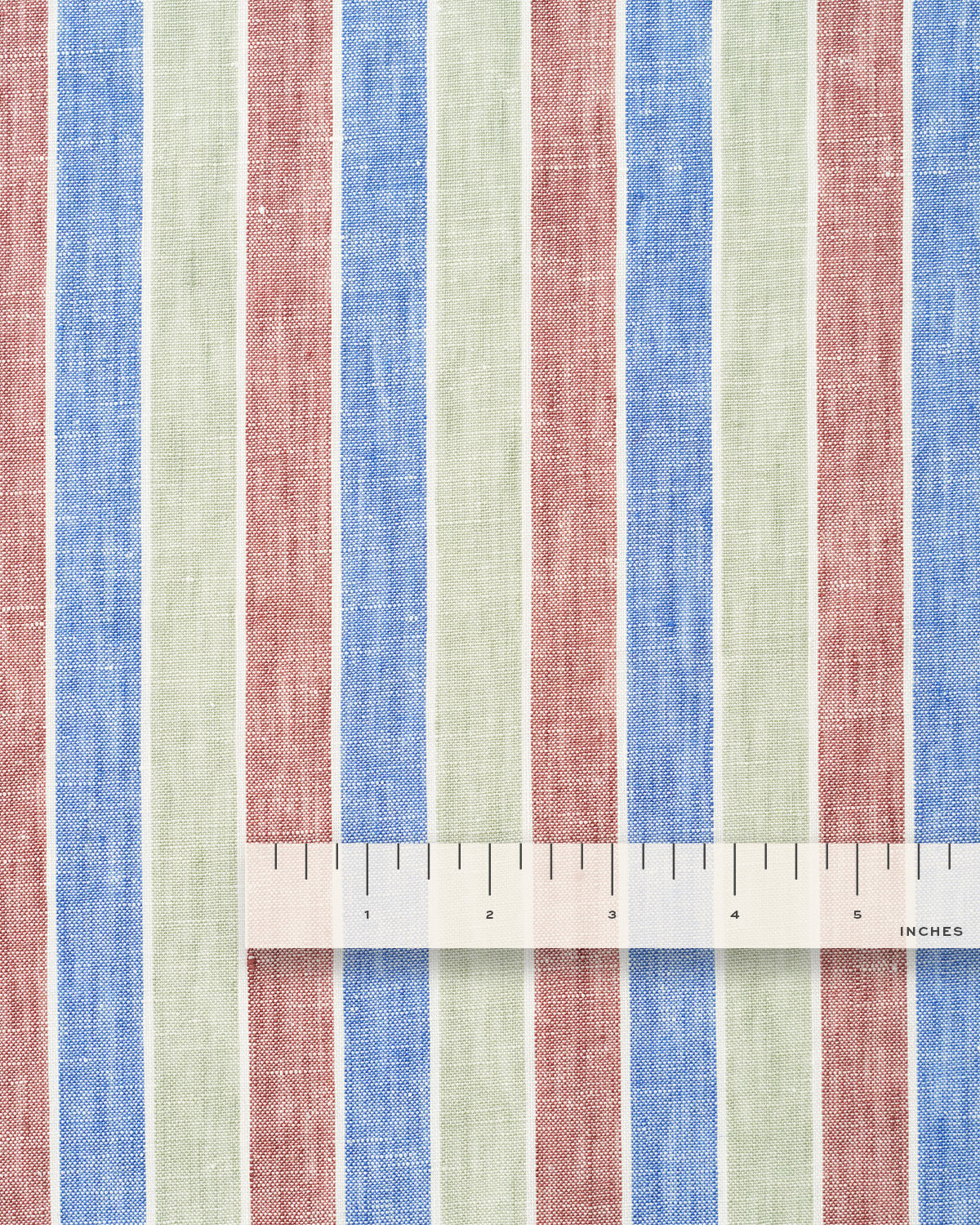 Marbled Nougat Stripe Washed Linen