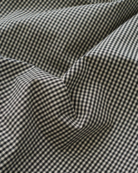Black Micro Gingham Premium Cotton